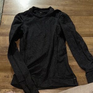 lululemon athletica Black Long Sleeve Tee
